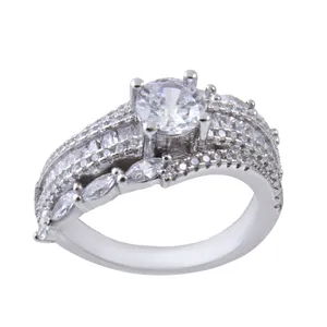   انگشتر نقره زنانه بازرگانی میلادی کد AWR-321