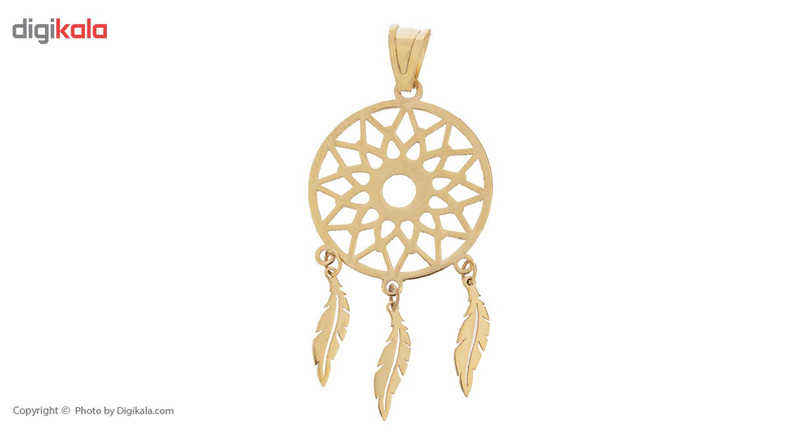 آویز گردنبند طلا 18 عیار زنانه مدل MM0813 طرح دریم کچر آویز گردنبند طلا 18 عیار زنانه مدل MM0813 طرح دریم کچر