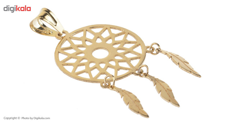 آویز گردنبند طلا 18 عیار زنانه مدل MM0813 طرح دریم کچر آویز گردنبند طلا 18 عیار زنانه مدل MM0813 طرح دریم کچر