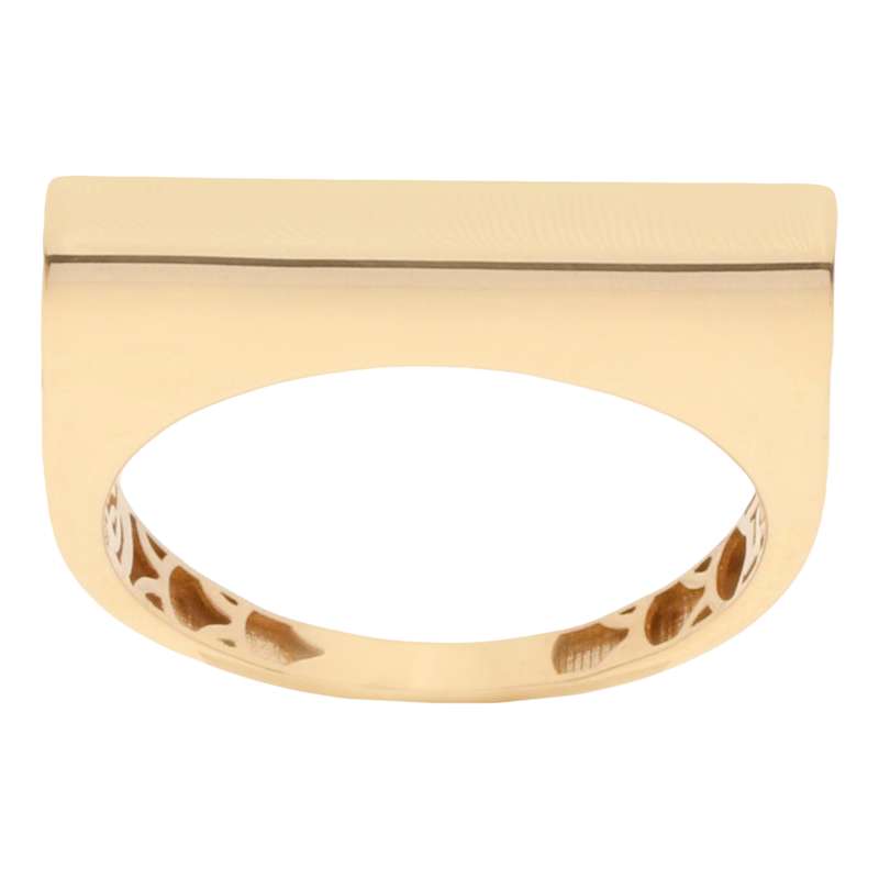 انگشتر طلا 18 عیار زنانه گلدم مدل R-3310004