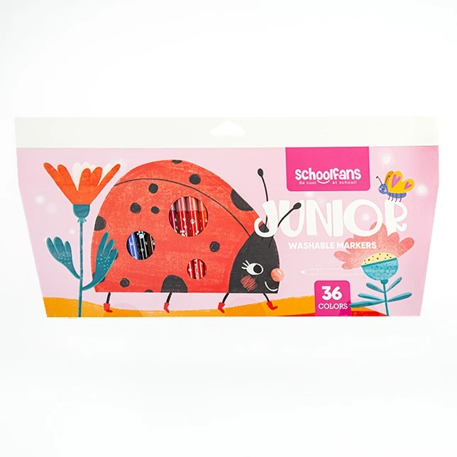 ماژیک رنگ آمیزی 36 رنگ اسکول فنز مدل جونیور کد 922203 