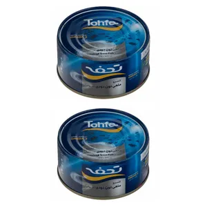 کنسرو ماهی تون دودی در روغن تحفه - 180 گرم بسته 2 عددی