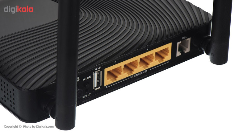 مودم روتر ADSL2 Plus بی سیم زایکسل مدل DEL1312-T10B