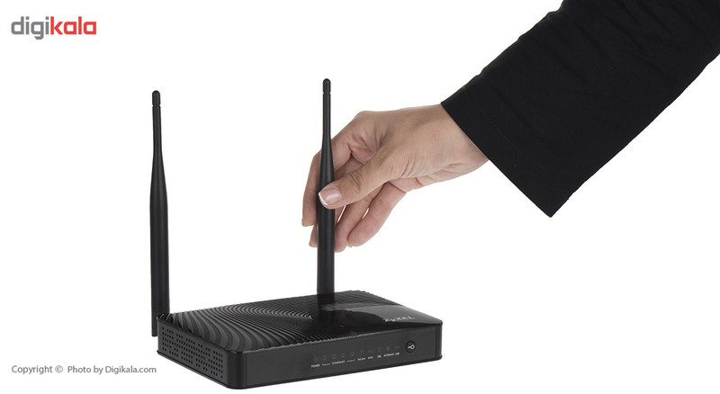 مودم روتر ADSL2 Plus بی سیم زایکسل مدل DEL1312-T10B