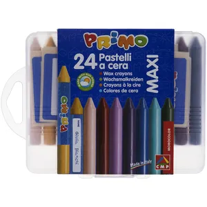 پاستل روغنی 24 رنگ پریمو مدل 058PC24MXP