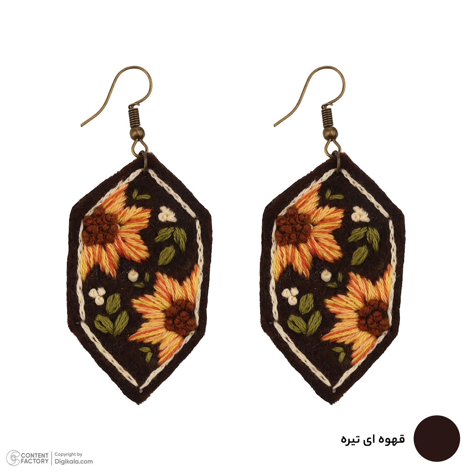 گوشواره دست دوز زنانه بومی مدل 04 -  - 2