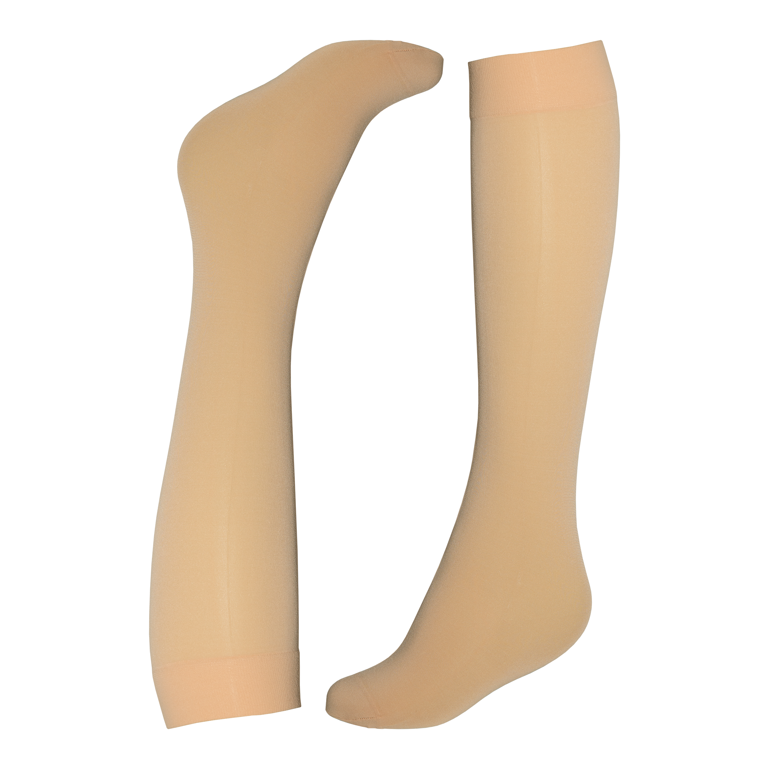 جوراب ساق بلند زنانه پریزن مدل سه ربع DEN40-K رنگ کرم