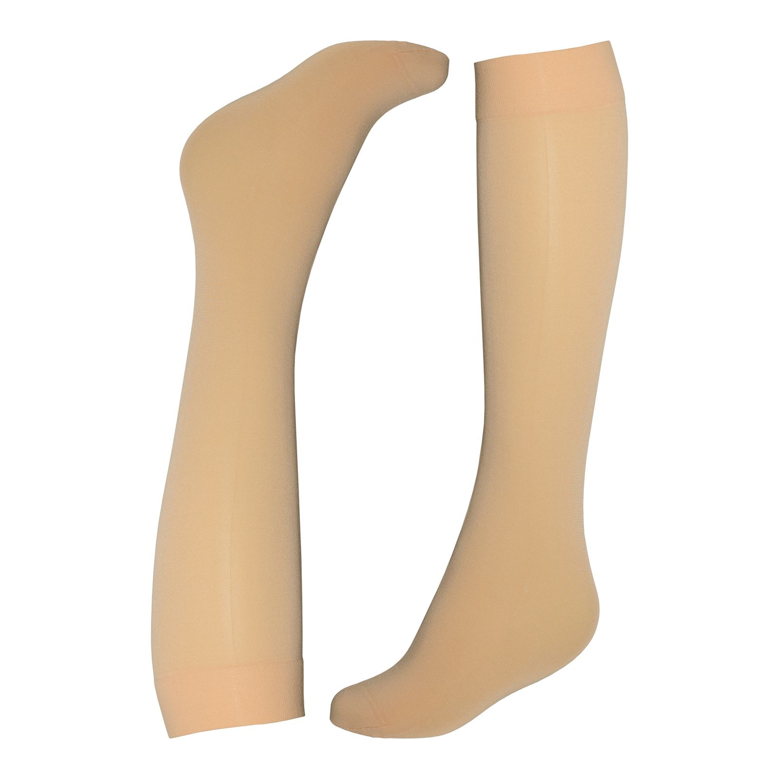جوراب ساق بلند زنانه پریزن مدل سه ربع DEN40-K رنگ کرم -  - 1