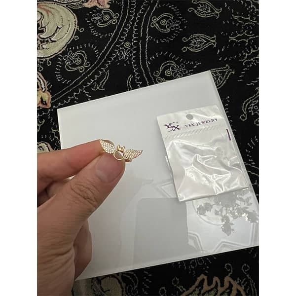 انگشتر زنانه وای اس ایکس مدل حلقه بال دار کد 147239 -  - 3