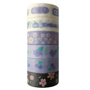 چسب نواری مدل واشی کد 103P عرض 1.5 سانتی متر مجموعه 6 عددی