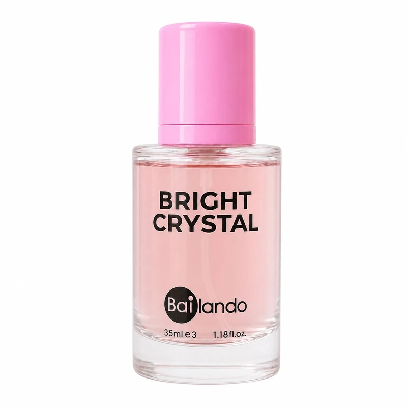 عطر جیبی زنانه بایلندو مدل Bright Crystal NB با رایحه شیرین و میوه ای حجم 35 میلی‌لیتر
