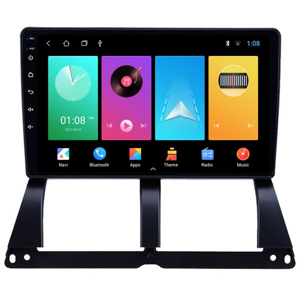 پخش کننده تصویری خودرو ووکس مدل TIBA C200PRO مناسب برای تیبا