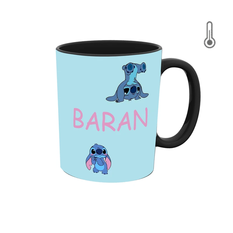 ماگ حرارتی طرح اسم باران مدل استیچ