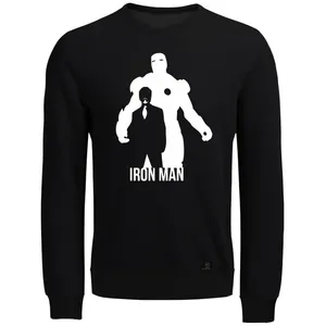 سویشرت مردانه 27 مدل IRON MAN کد V11 رنگ مشکی