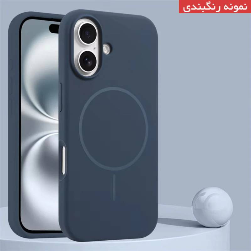 کاور عمو قاب مدل سیلیکونی پاک کنی مگ سیف دار مناسب برای گوشی موبایل اپل iPhone 12 / iPhone 12 Pro
