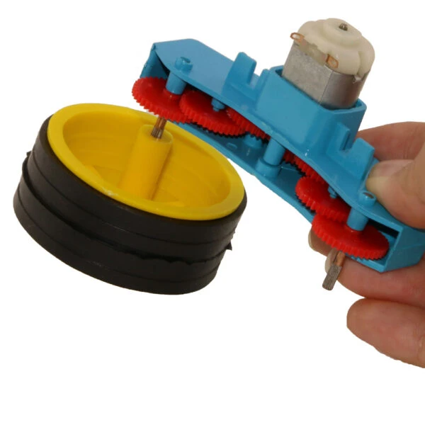 عکس شماره 3 : چرخ ربات مدل شفت گرد 2.5 بسته 4 عددی