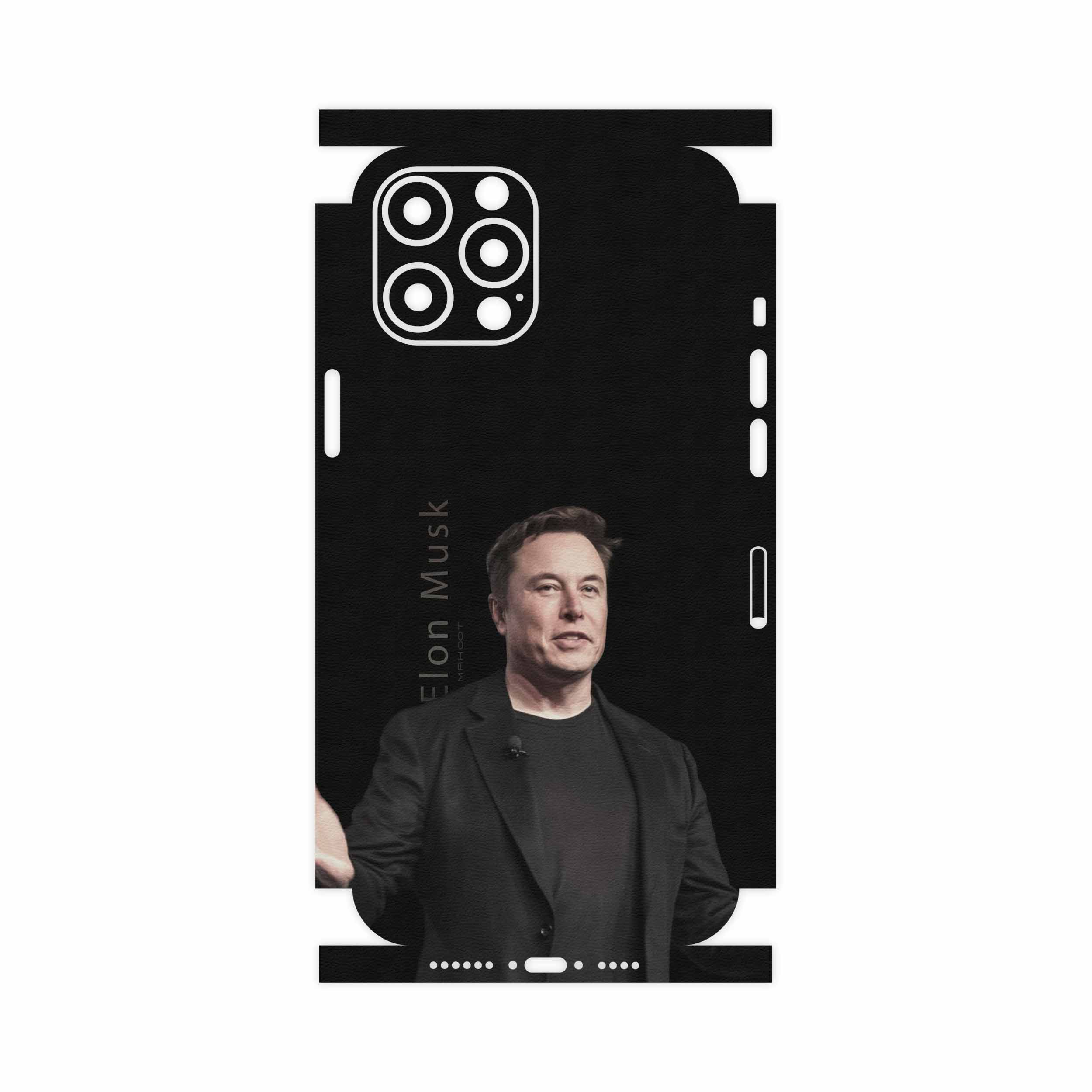 برچسب پوششی ماهوت مدل Elon Musk-FullSkin مناسب برای گوشی موبایل اپل iPhone 12 Pro Max