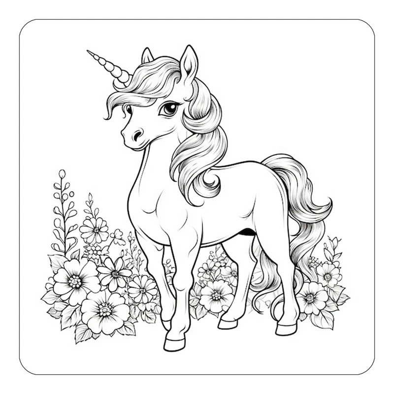 مگنت کاکتی طرح اسب تک شاخ و یونیکورن مدل mp31956