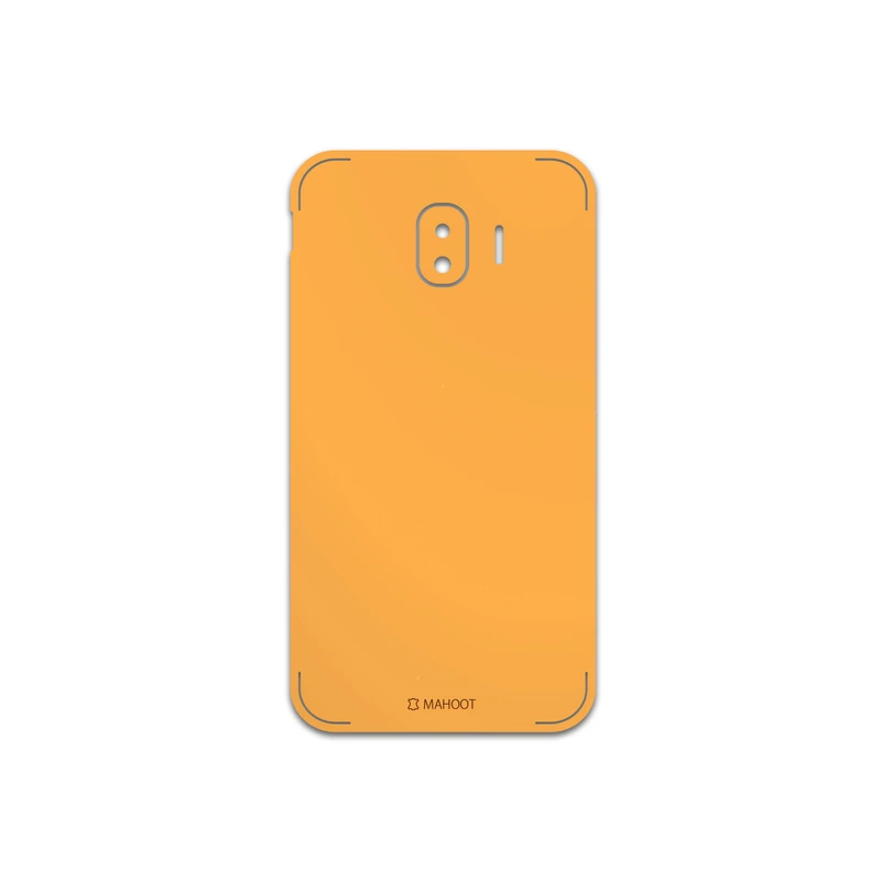 برچسب پوششی ماهوت مدل Matte-Orange مناسب برای گوشی موبایل سامسونگ Galaxy J2 Pro 2018