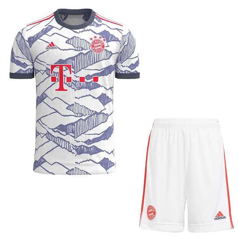 ست تی شرت و شلوارک ورزشی مردانه مدل بایرن مونیخ 3rd 2022