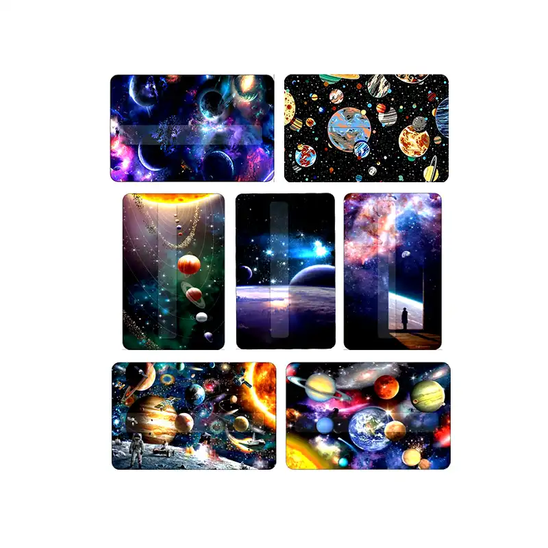 استیکر کارت مدل کهکشان مجموعه 7 عددی