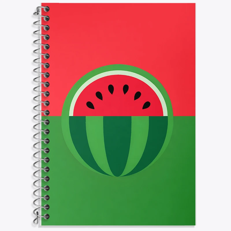 دفتر لغت 50 برگ خندالو طرح هندوانه شب یلدا کد F7601