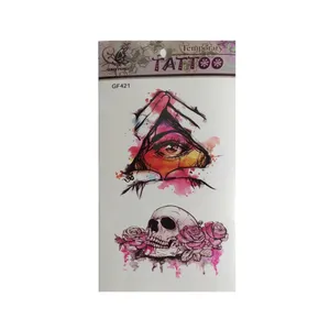 تتو موقت طرح سه بعدی چشم کد 421