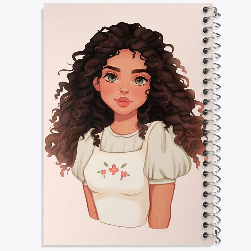 دفتر لیست خرید 50 برگ خندالو طرح دخترانه کد 25654