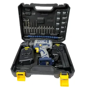 مجموعه 25 عددی دریل پیچ گوشتی شارژی ابی مکث مدل E-v12W