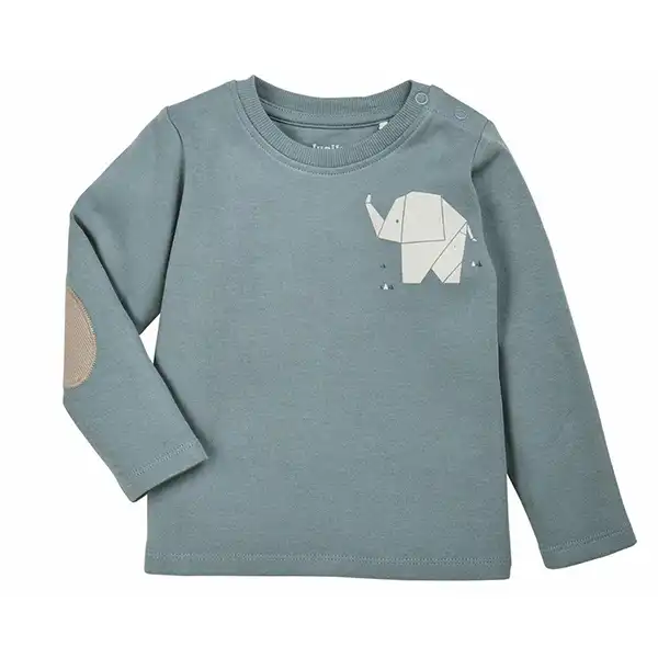 تی شرت آستین بلند نوزادی لوپیلو مدل 5032