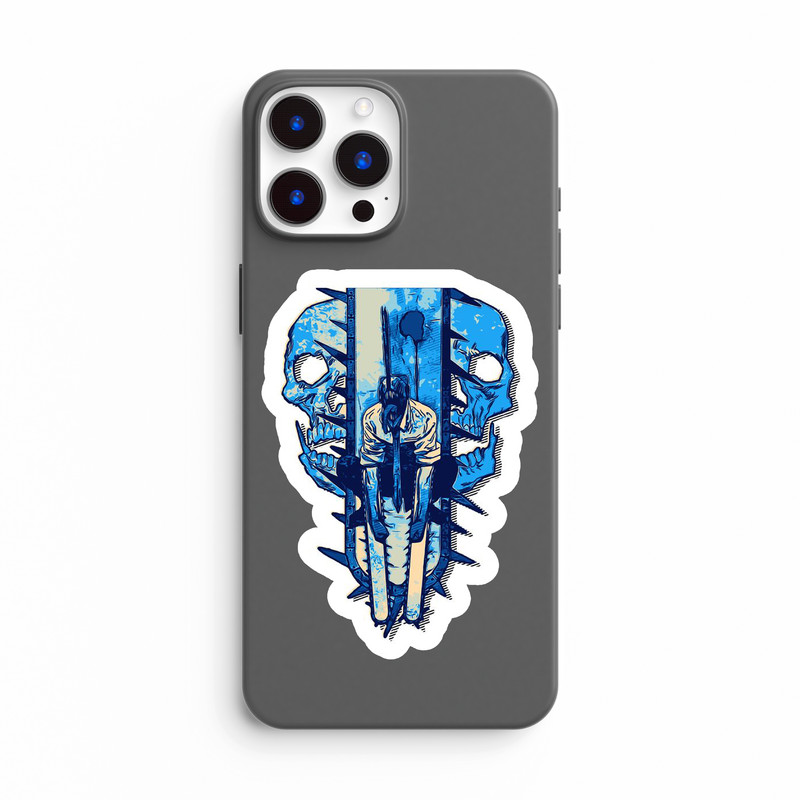 استیکر لپ تاپ و موبایل بووم طرح Anime Chainsaw Man کد PS60