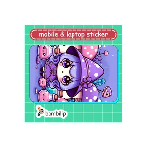 استیکر بامبیلیپ مدل کارت عابر طرح فانتزی دختر قارچی کد 9930364