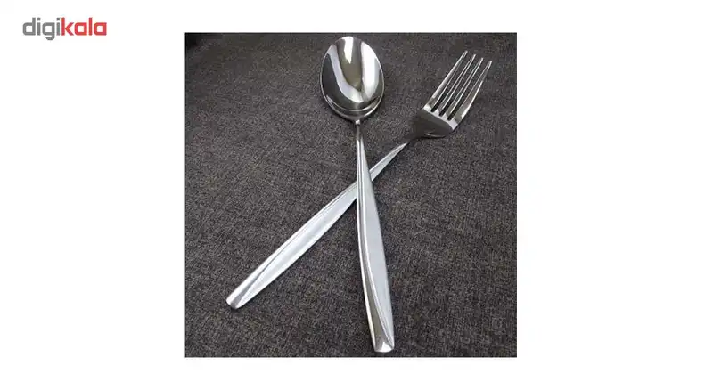 ست قاشق و چنگال 12 پارچه آذرنما مدل G-01