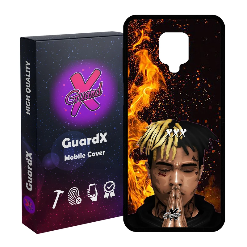 کاور گارد ایکس طرح Tentaction مدل Glass10366 مناسب برای گوشی موبایل شیائومی Redmi Note 9S / Note 9 Pro / Note 9 Pro Max