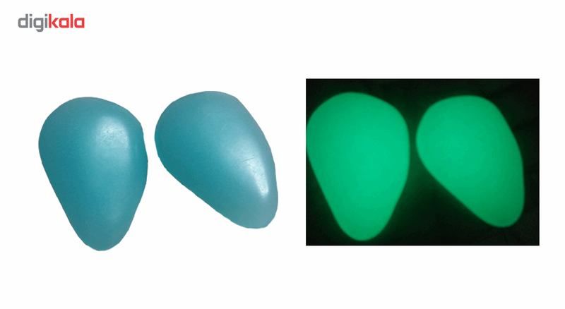 سنگ تزیینی مدل شب تاب قلوه ای بسته 1 عددی