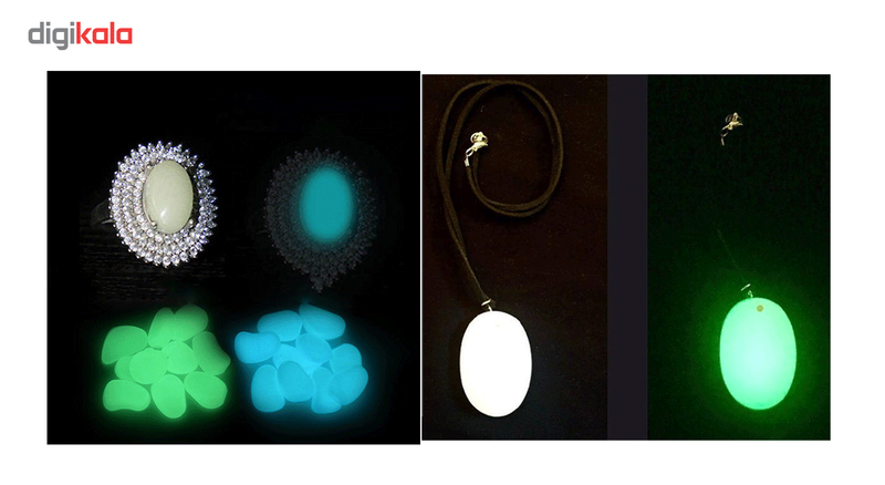 سنگ تزیینی مدل شب تاب قلوه ای بسته 1 عددی