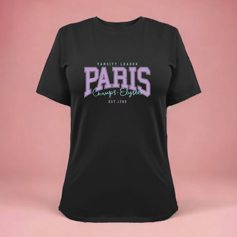 تی شرت آستین کوتاه زنانه مدل G140209231 رنگ مشکی