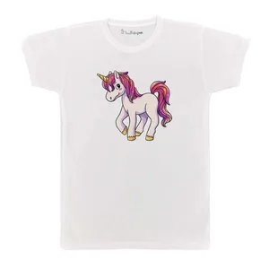 تی شرت بچگانه پرمانه طرح یونیکورن کد pmt.3262