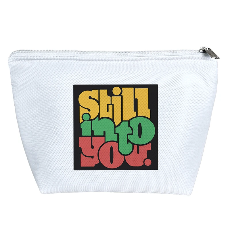 کیف لوازم آرایش دخترانه خندالو مدل متن نوشته کد 9388