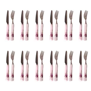 ست کارد و چنگال 12 پارچه ام جی اس مدل B-0117-L