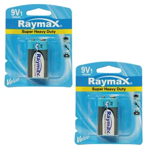 باتری کتابی رایمکس مدل Super Heavy Duty بسته دو عددی