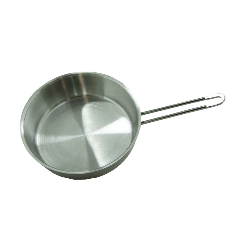 تابه دستی لوکس مدل تکدسته استیل سایز 24