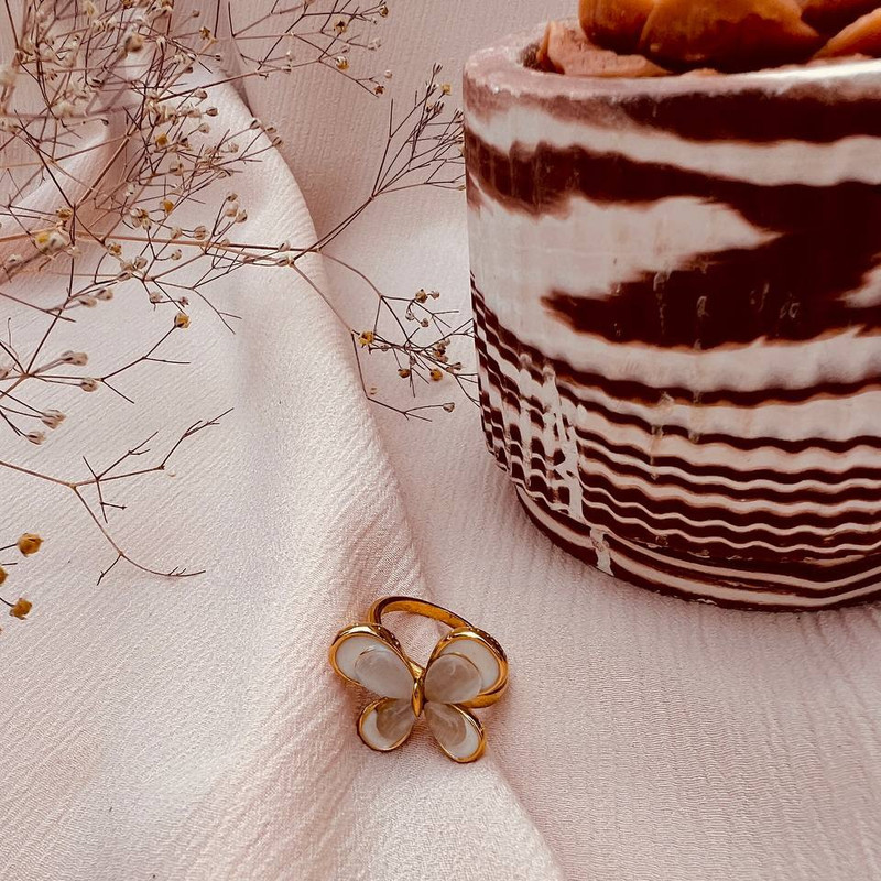 انگشتر زنانه مدل پروانه