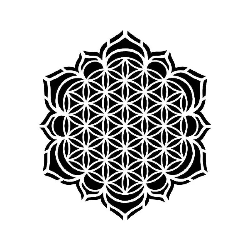 شابلون باتیس آرت طرح تذهیب کد 50-238