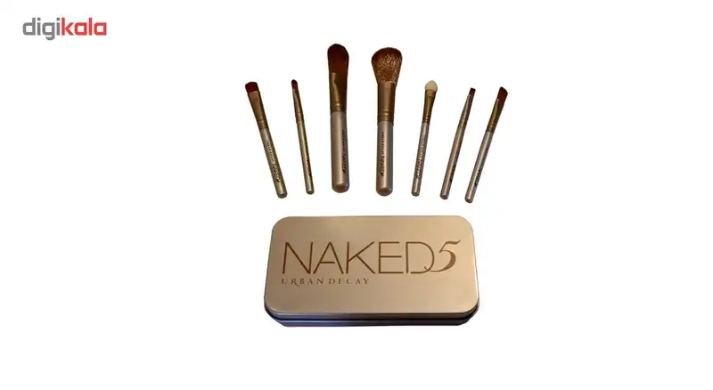 ست براش آرایشی اربن دیکی مدل Naked مجموعه 7 عددی
