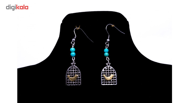 گوشواره باربد طرح مرغ آمین کد GH1 گوشواره باربد طرح مرغ آمین کد GH1