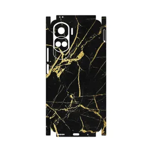 MAHOOT Graphite_Gold_Marble-FullSkin Cover Sticker for Honor 90 Lite