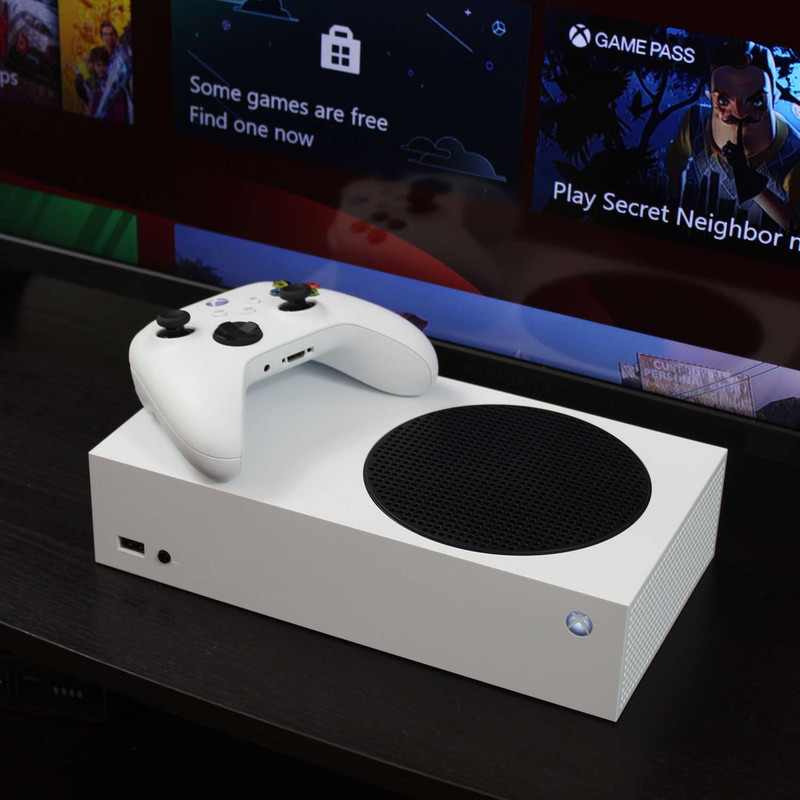 کنسول بازی مایکروسافت مدل Xbox Series S ظرفیت 512 گیگابایت به همراه دسته اضافی و کارت طلایی نصب بازی