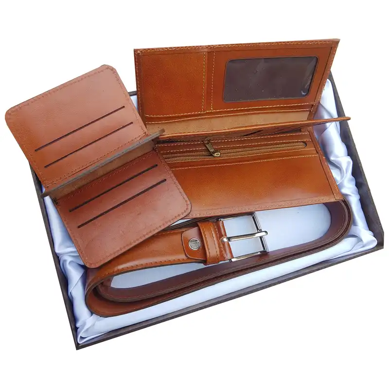 ست هدیه مردانه چرم دیاکو مدل S-ATM-3