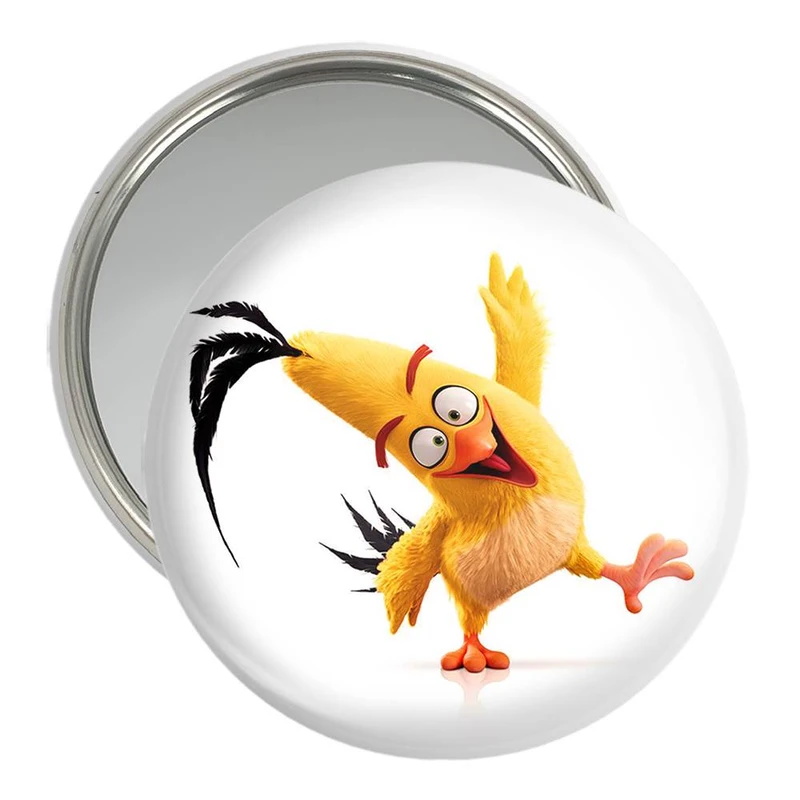 آینه جیبی خندالو مدل چاک پرندگان خشمگین Angry Birds  کد 13871